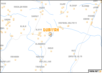 map of Dubīyah