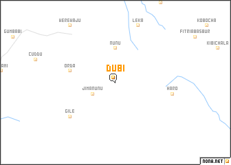 map of Dubī