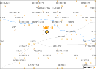 map of Dubki