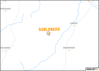 map of Dublābera