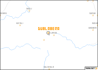 map of Dublāberā