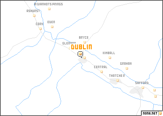 map of Dublin