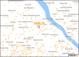 map of Dublin