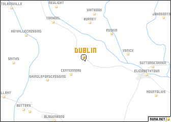 map of Dublin