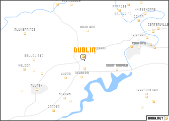 map of Dublin