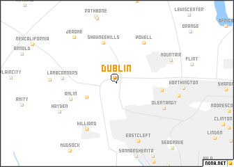 map of Dublin