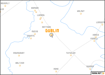 map of Dublin