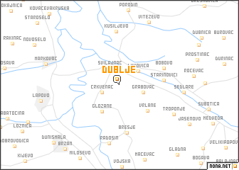 map of Dublje