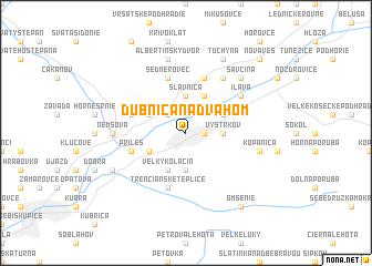 map of Dubnica nad Váhom