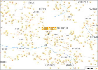 map of Dubnica