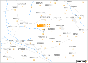 map of Dubnica