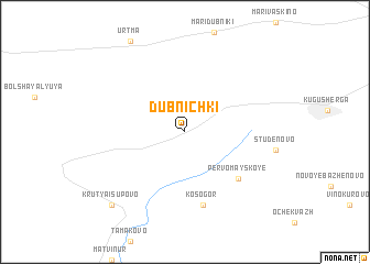 map of Dubnichki