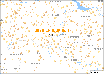 map of Dubnička Cuprija