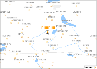 map of Dubniki