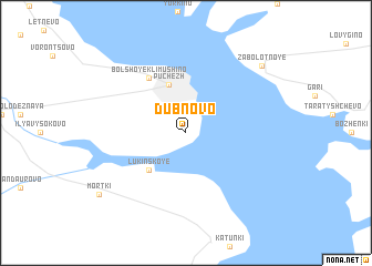 map of Dubnovo