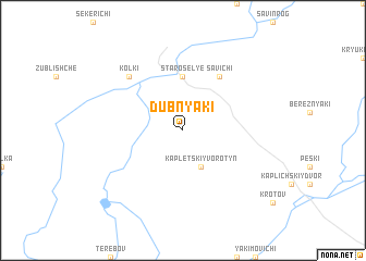map of Dubnyaki
