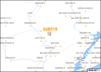 map of Dubnya
