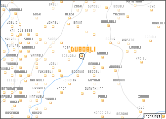 map of Dubobli