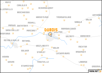 map of Du Bois