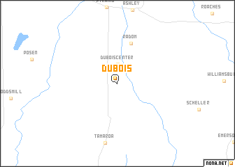 map of Du Bois