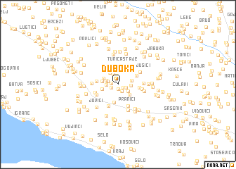 map of Duboka