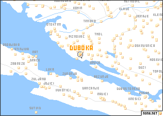 map of Duboka