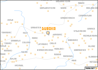 map of Duboka