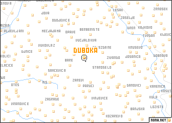 map of Duboka