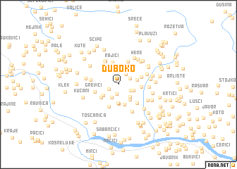 map of Duboko