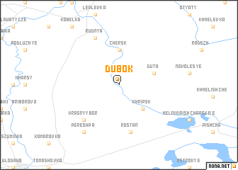 map of Dubok