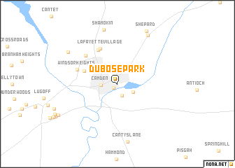 map of Du Bose Park