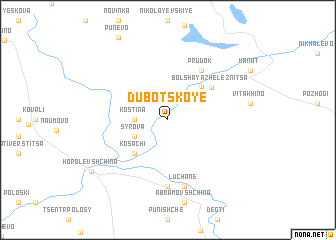 map of Dubotskoye