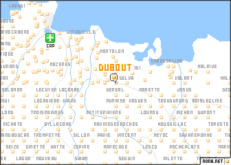 map of Dubout