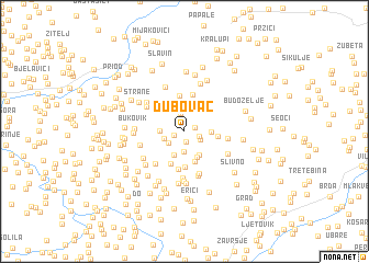 map of Dubovac