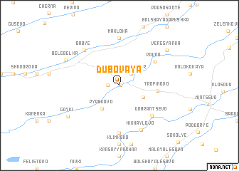 map of Dubovaya