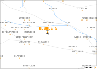 map of Dubovets