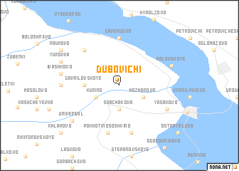 map of Dubovichi