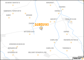 map of Duboviki