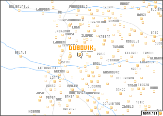 map of Dubovik