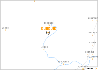 map of Dubovik