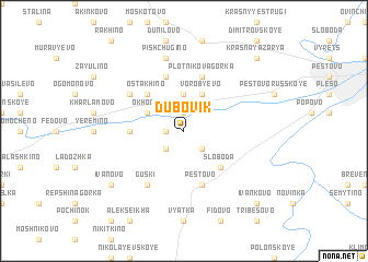 map of Dubovik