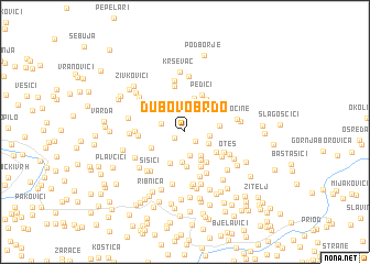 map of Dubovo Brdo