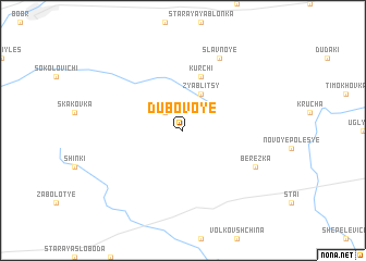 map of Dubovoye