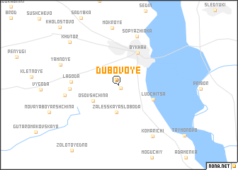 map of Dubovoye