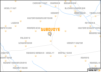 map of Dubovoye