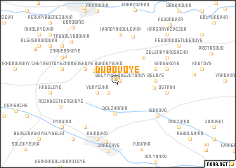 map of Dubovoye