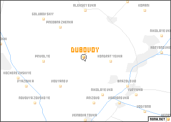 map of Dubovoy