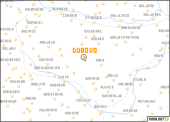 map of Dubovo