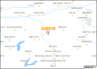 map of Dubovo