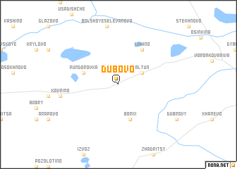 map of Dubovo